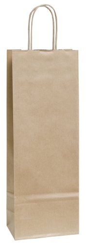 Papierweintasche mit gedrehtem Papiergriff
