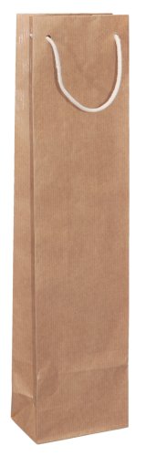 Papierweintaschee mit Textilgriff